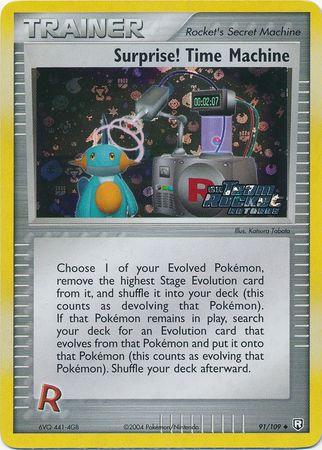Surprise! Time Machine 91/109 - EX Team Rocket Returns