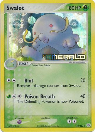 Swalot 40/106 - EX Emerald