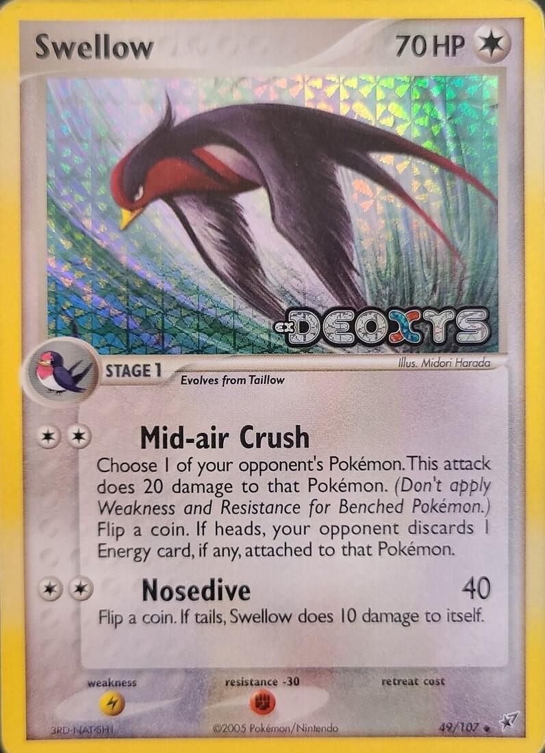 Swellow 49/107 - EX Deoxys