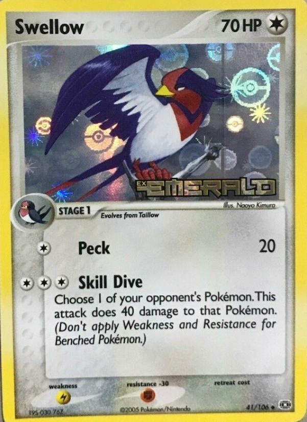 Swellow 41/106 - EX Emerald