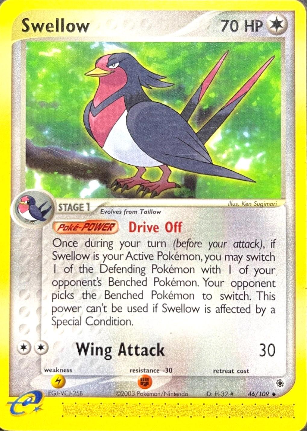 Swellow 46/109 - EX Ruby & Sapphire