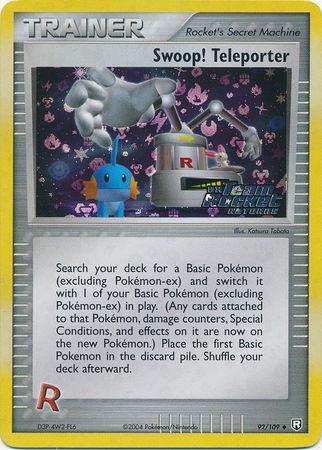 Swoop! Teleporter 92/109 - EX Team Rocket Returns