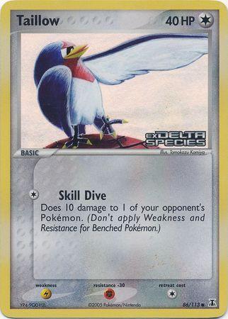 Taillow 86/113 - EX Delta Species