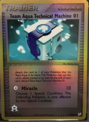 Technical Machine 01 79/95 - EX Team Magma vs Team Aqua
