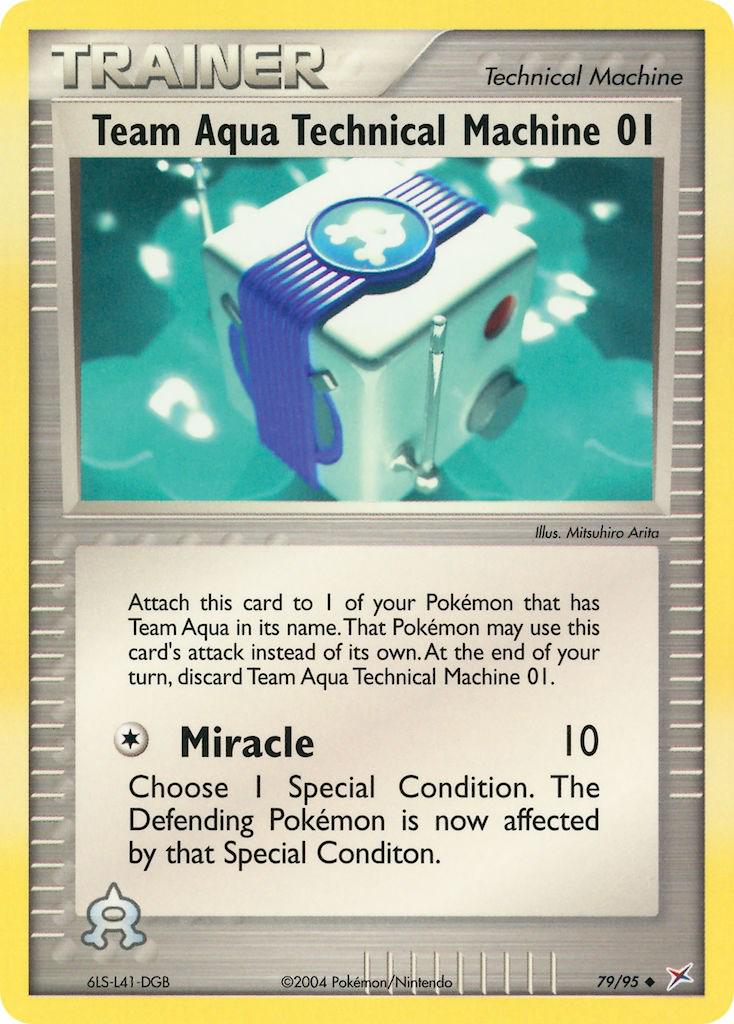 Technical Machine 01 79/95 - EX Team Magma vs Team Aqua