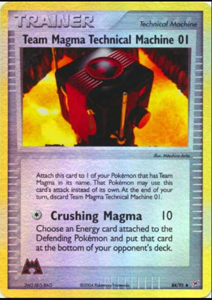 Techical Machine 01 84/95 - EX Team Magma vs Team Aqua