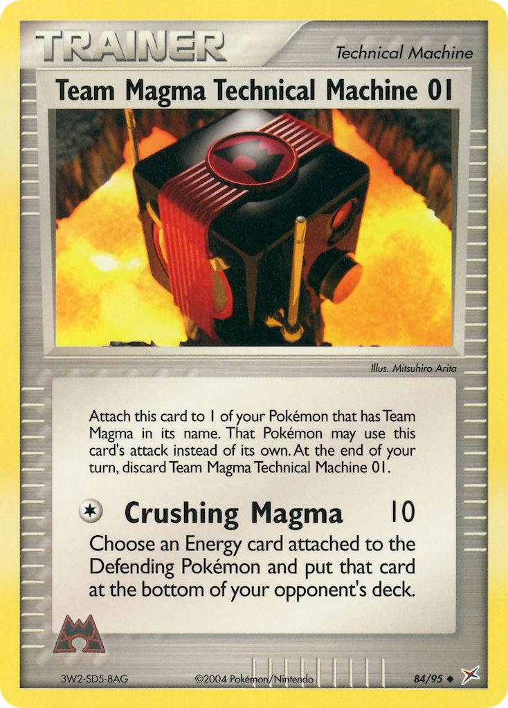 Techical Machine 01 84/95 - EX Team Magma vs Team Aqua