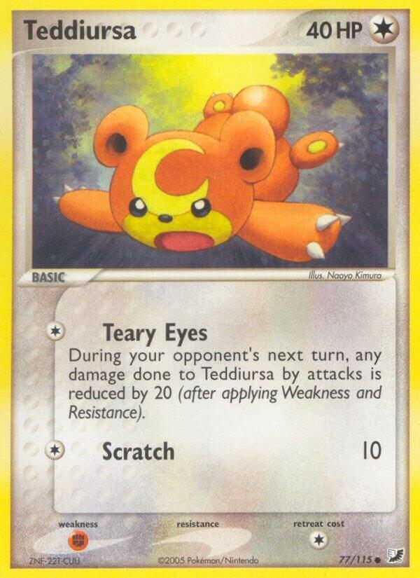 Teddiursa 77/115 - EX Unseen Forces