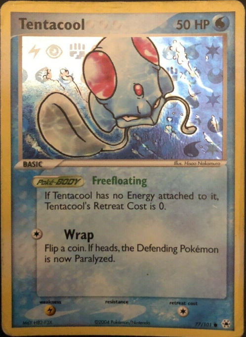 Tentacool 77/101 - EX Hidden Legends