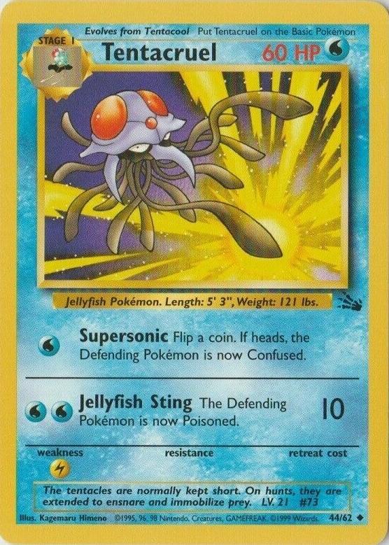 Tentacruel 44/62 - Fossil Set