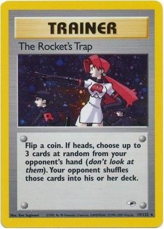 The Rocket's Trap 19/132 - Gym Heroes