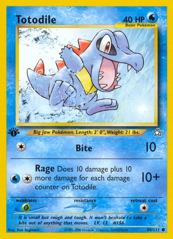 Totodile 80/111 - Neo Genesis