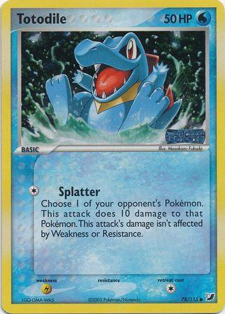 Totodile 78/115 - EX Unseen Forces