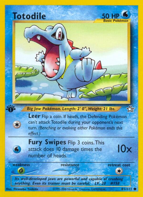 Totodile 81/111 - Neo Genesis