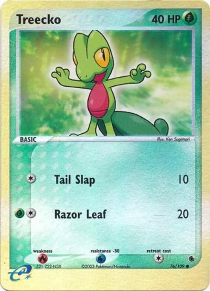 Treecko 76/109 - EX Ruby & Sapphire