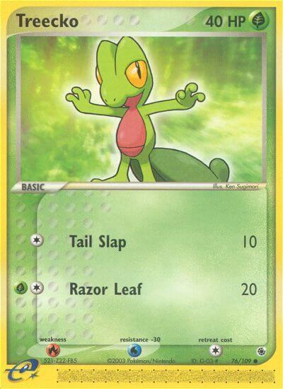 Treecko 76/109 - EX Ruby & Sapphire