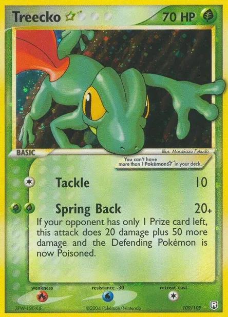 Treecko Gold Star 109/109 - EX Team Rocket Returns