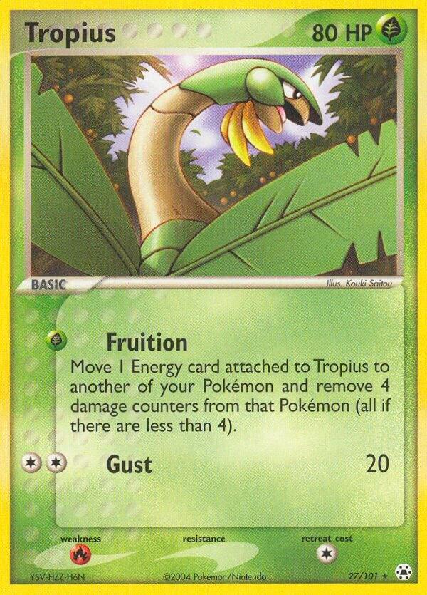 Tropius 27/101 - EX Hidden Legends
