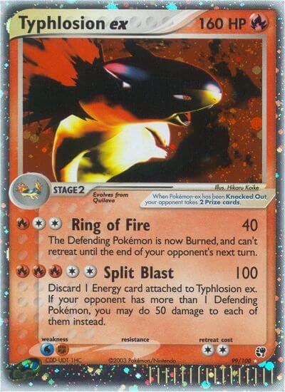 Typhlosion EX 99/100 - EX Sandstorm