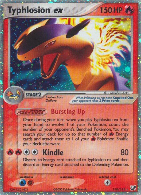 Typhlosion EX 110/115 - EX Unseen Forces