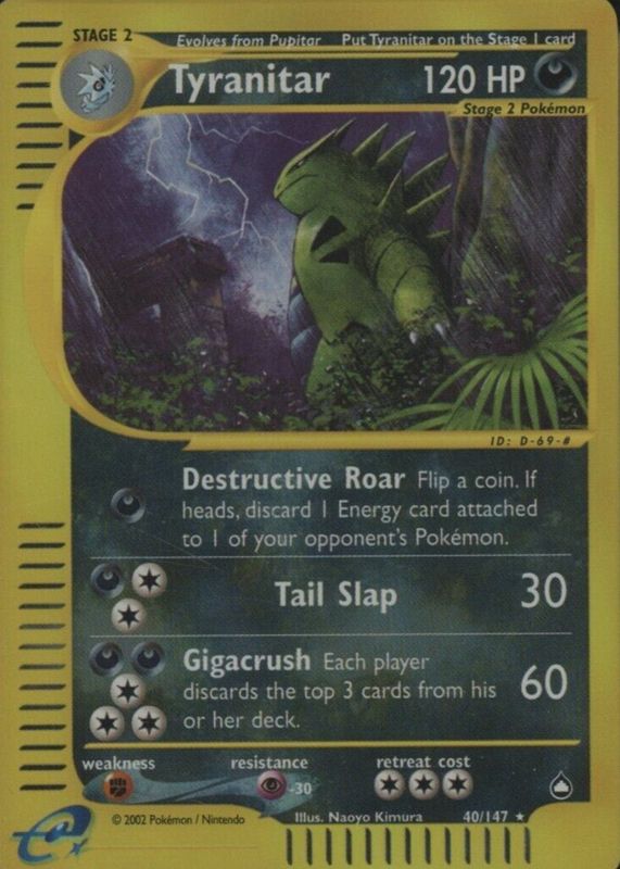 Tyranitar 40/147 - Aquapolis