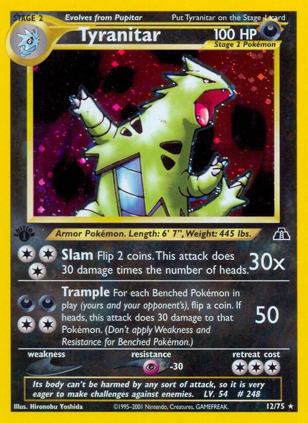 Tyranitar 12/75 - Neo Discovery