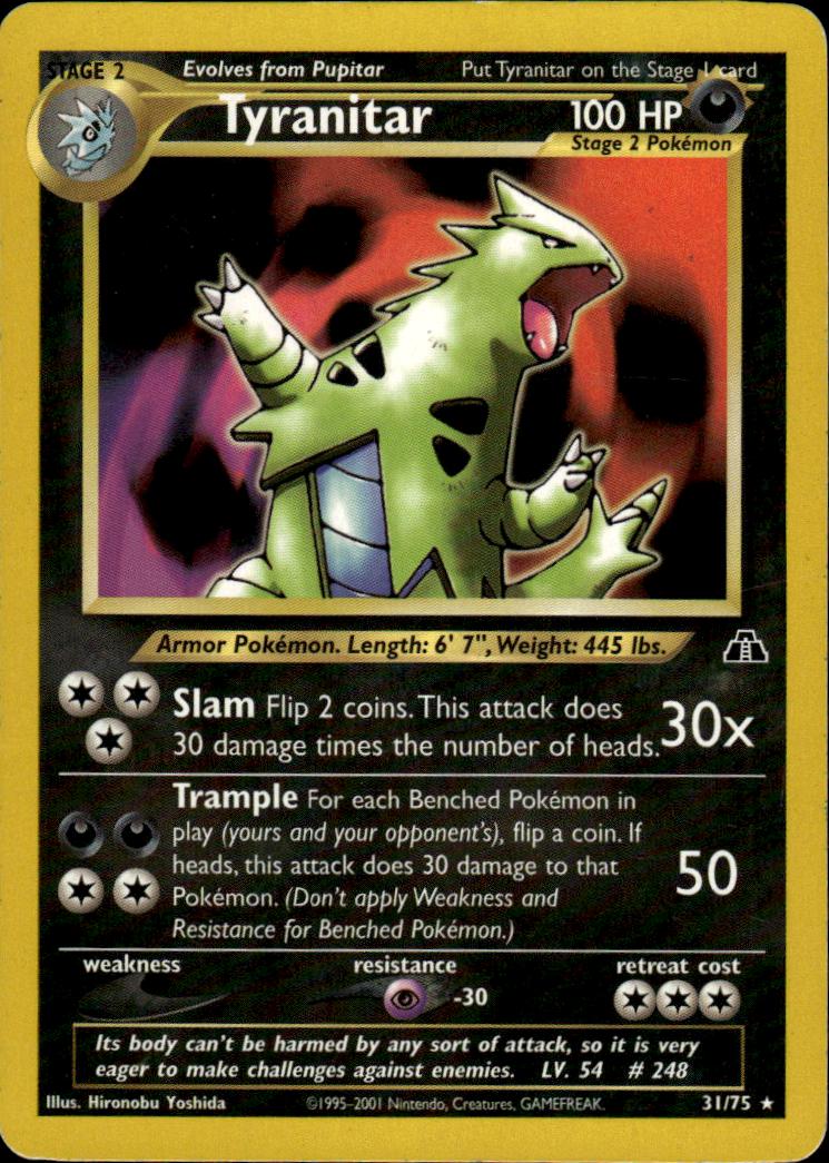 Tyranitar 31/75 - Neo Discovery