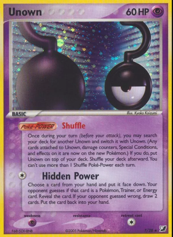 Unown (?) ?/28 - EX Unseen Forces