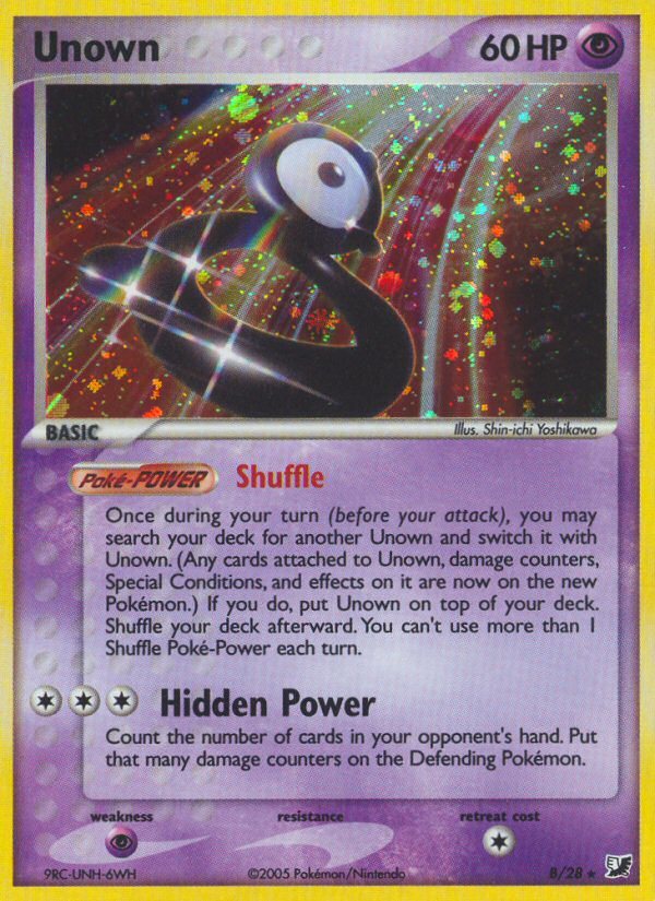 Unown (B) B/28 - EX Unseen Forces