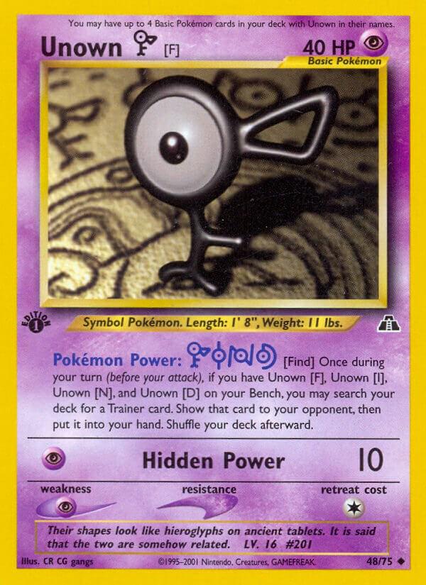 Unown F 48/75 - Neo Discovery