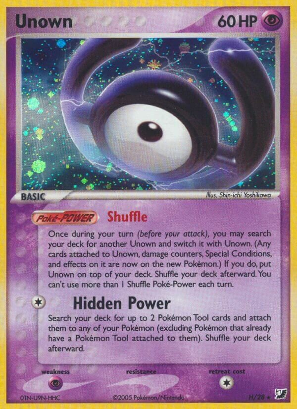 Unown (H) H/28 - EX Unseen Forces