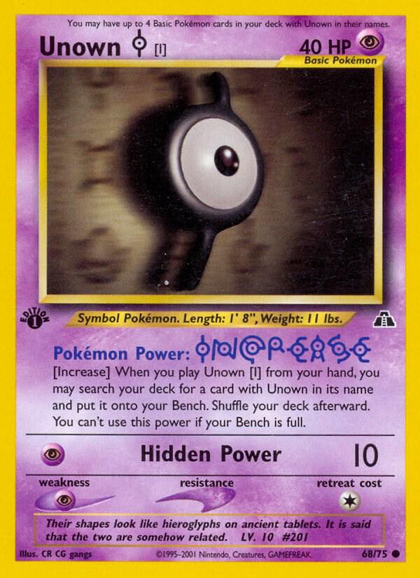 Unown I 68/75 - Neo Discovery