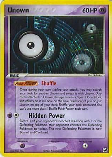Unown (I) I/28 - EX Unseen Forces