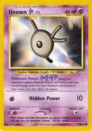 Unown K 58/64 - Neo Revelation