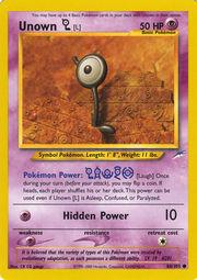 Unown L 86/105 - Neo Destiny