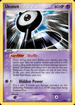 Unown (L) L/28 - EX Unseen Forces