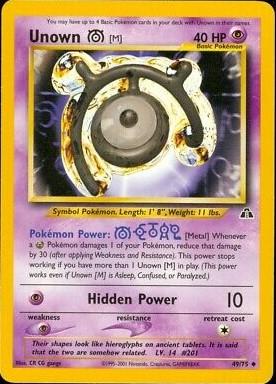 Unown M 49/75 - Neo Discovery