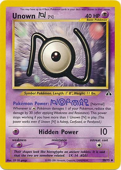 Unown N 50/75 - Neo Discovery