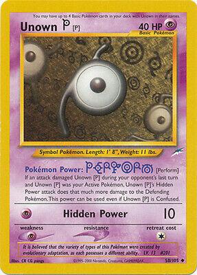 Unown P 58/105 - Neo Destiny