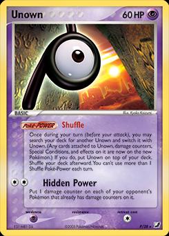 Unown (P) P/28 - EX Unseen Forces