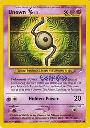 Unown S 87/105 - Neo Destiny