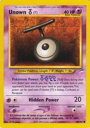 Unown T 88/105 - Neo Destiny