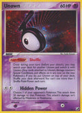 Unown (T) T/28 - EX Unseen Forces