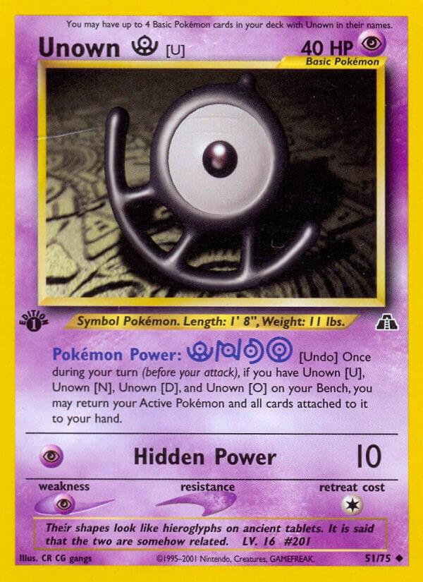 Unown U 51/75 - Neo Discovery