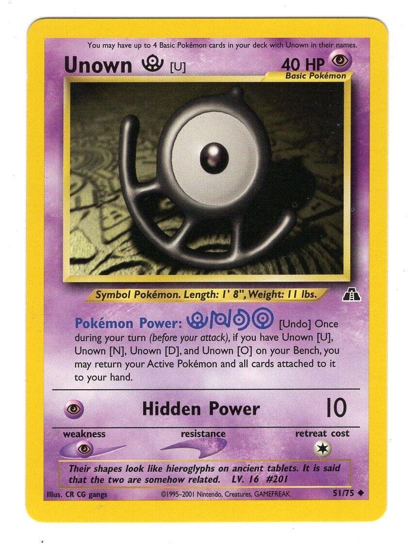Unown U 51/75 - Neo Discovery