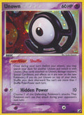 Unown (U) U/28 - EX Unseen Forces