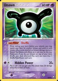 Unown (X) X/28 - EX Unseen Forces