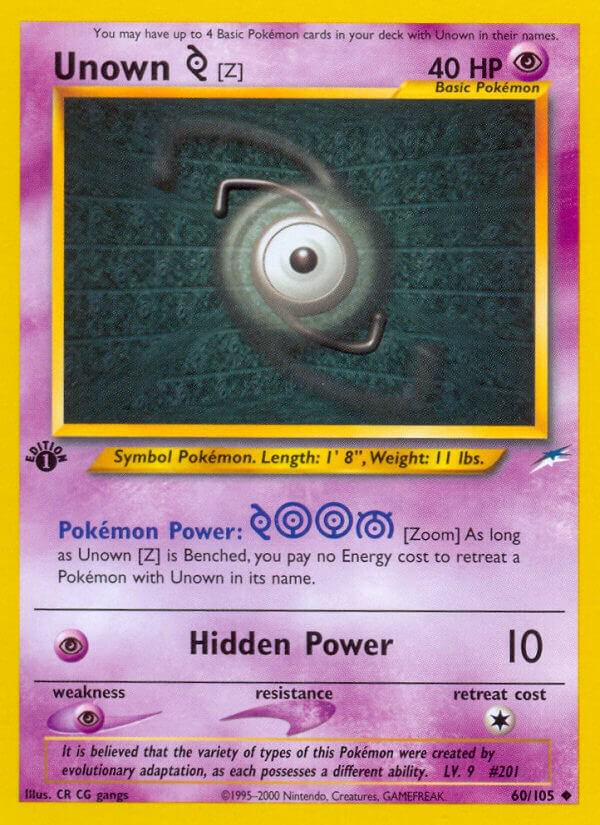 Unown Z 60/105 - Neo Destiny