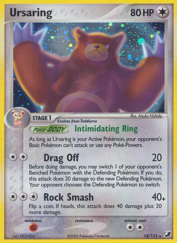 Ursaring 18/115 - EX Unseen Forces