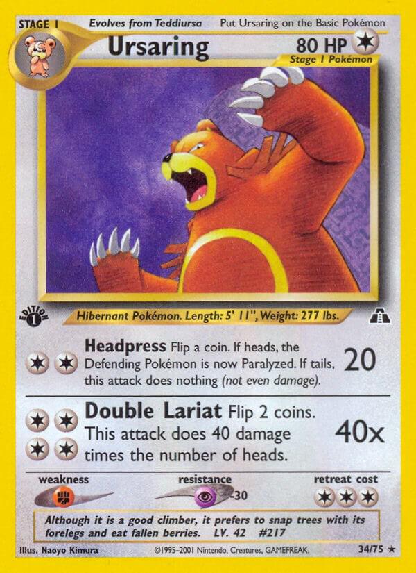 Ursaring 34/75 - Neo Discovery